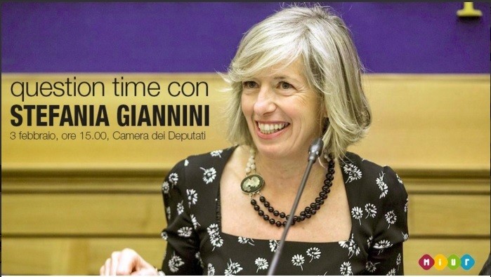 Question time con Stefania Giannini: diretta dalla Camera