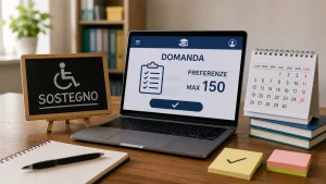 Sostegno, ancora dieci giorni di tempo per dare conferma e attivare la domanda per le max 150 preferenze