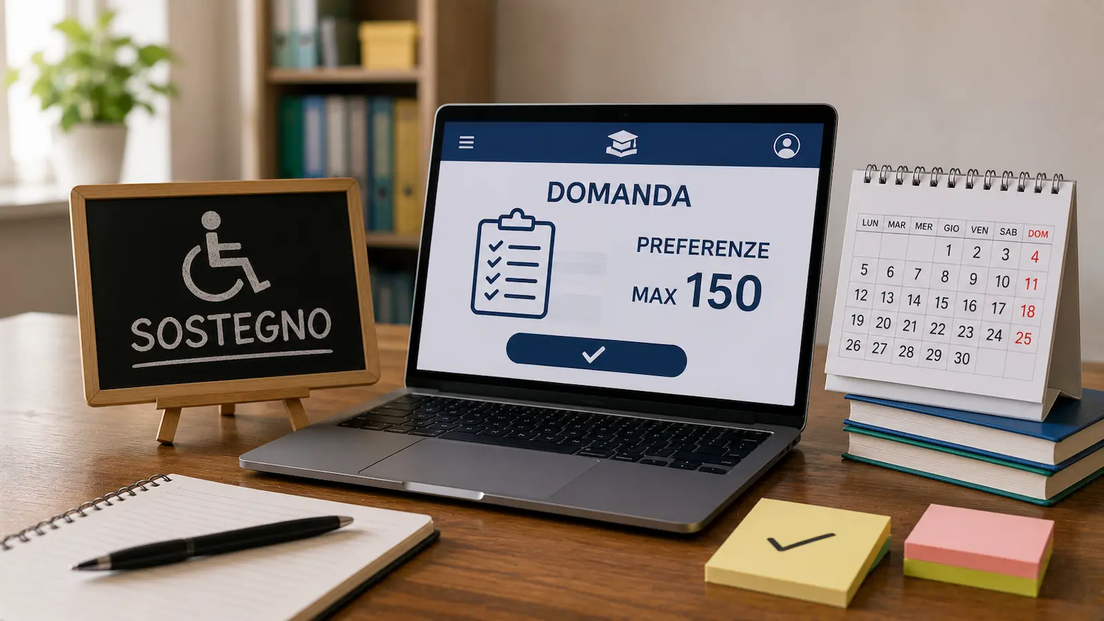 Sostegno, ancora dieci giorni di tempo per dare conferma e attivare la domanda per le max 150 preferenze