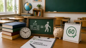 Pensione scuola: tutto il personale scolastico a 60 anni aspettando il riscatto agevolato della laurea