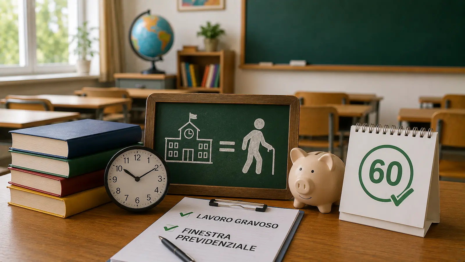 Pensione scuola: tutto il personale scolastico a 60 anni aspettando il riscatto agevolato della laurea