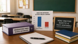 Graduatorie PNRR3 scuola secondaria: molte con vincitori inferiori ai posti messi a bando