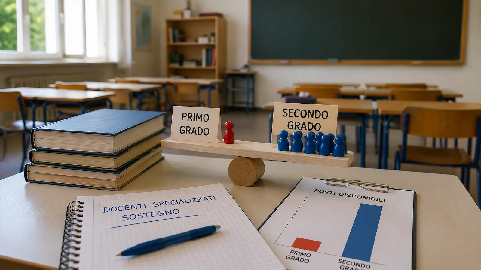 Paradosso sostegno: primo grado con pochi specializzati ma avrà molti meno posti rispetto al secondo grado