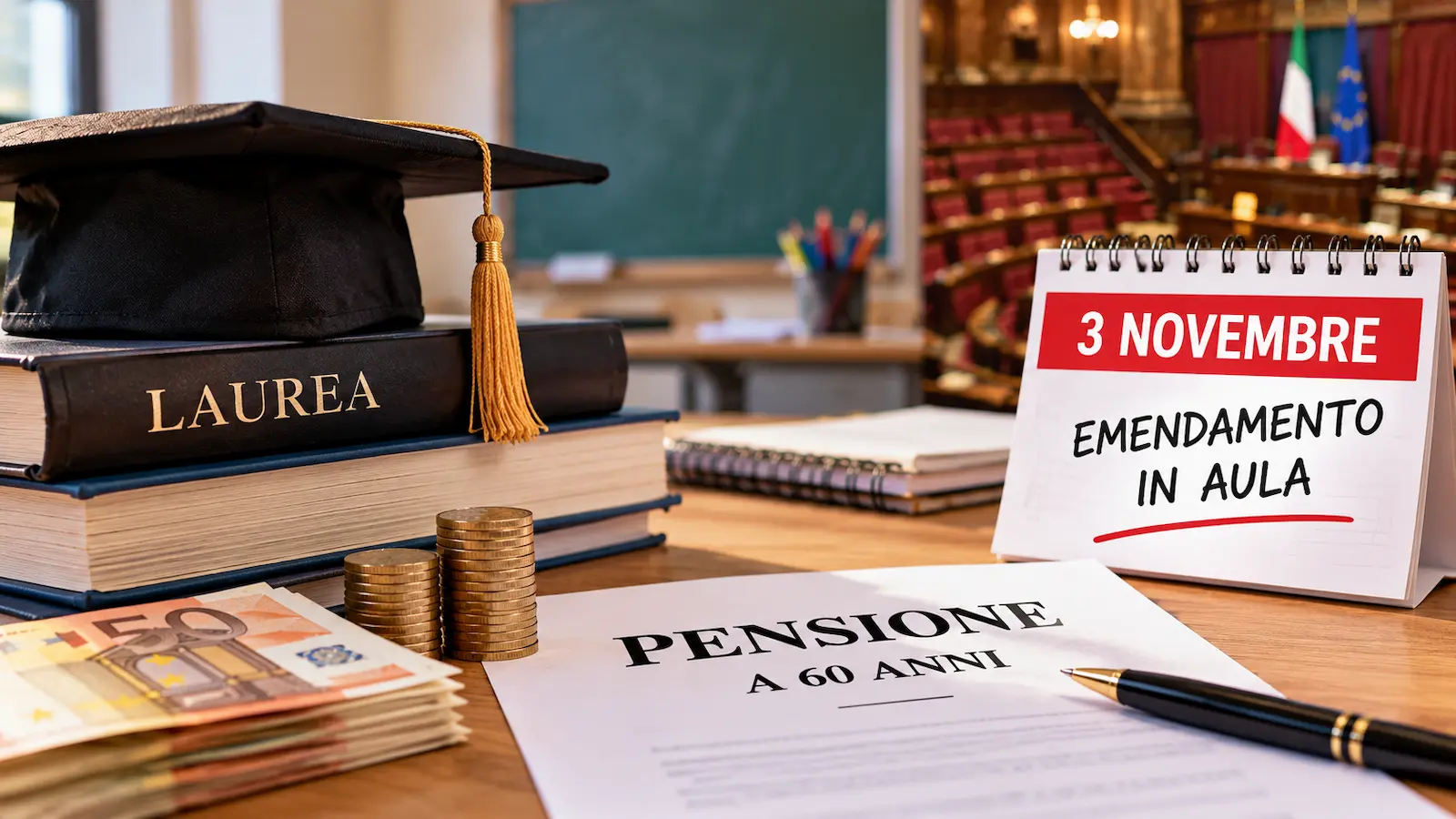 Docenti, riscatto laurea a 900 euro per andare in pensione a 60 anni: dal 3 novembre emendamento in Aula