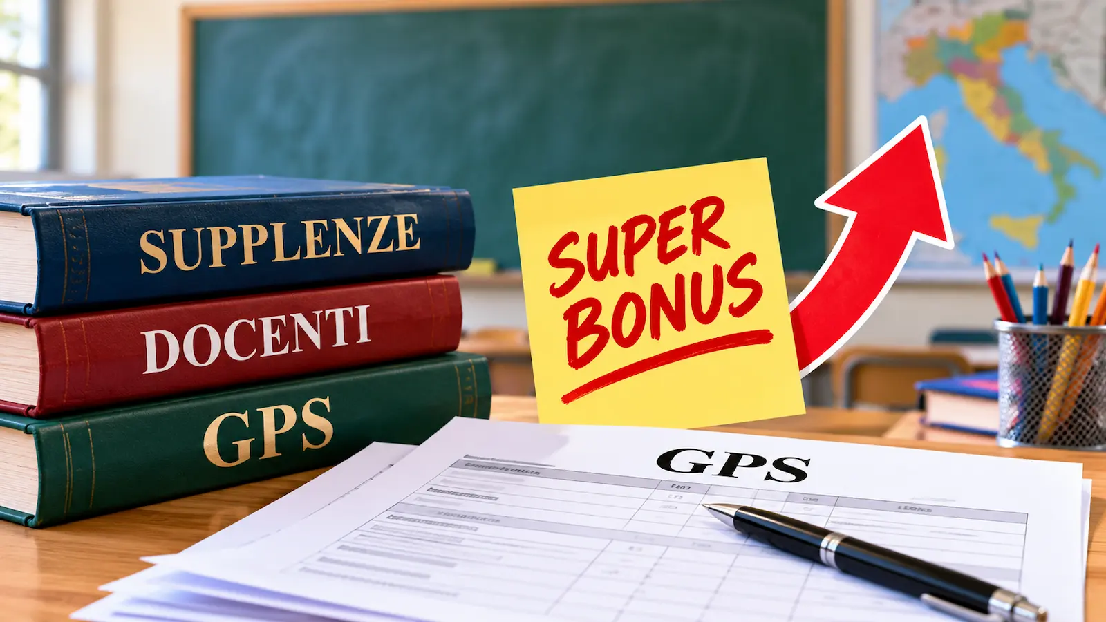 Supplenze Gps, cambiano i punteggi per i docenti: arriva il superbonus, ecco come ottenerlo